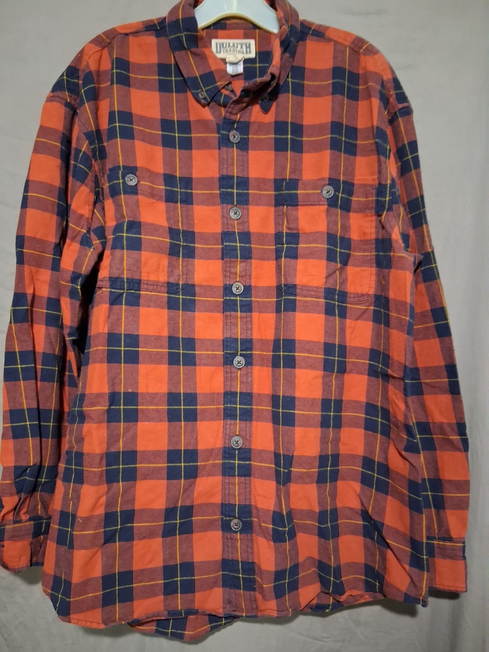 Duluth Trading Co Flannel Button-Up Shirt